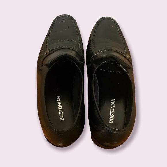 Bostonian Moc Toe Bit Loafer Slip on Loafers men’s Leather shoes size 8 1/2 - Picture 5 of 7